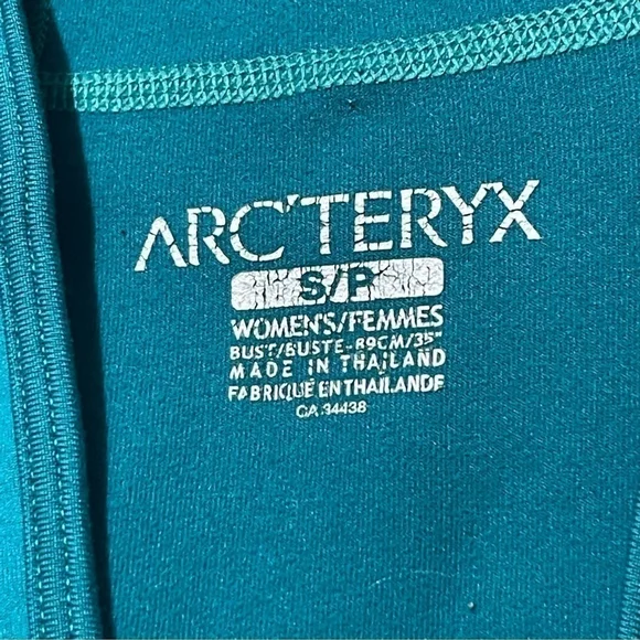 Arc’teryx Escala Teal Pullover Long Sleeve Hoodie Size Small - Picture 4 of 6